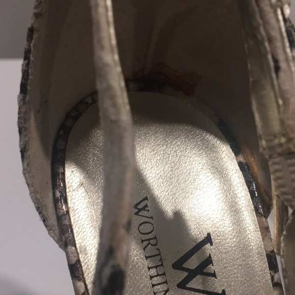 🌸SALE WORTHINGTON snake print High Heel Pumps - Picture 7 of 9